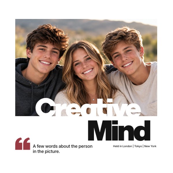Specialty page: creative mind
